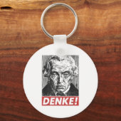 Philosophie Denke denken Sapere Aude Philosopher I Schlüsselanhänger (Vorderseite)