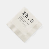 Philosophie der Doktorarbeit Doktorarbeit Serviette (Ecke)