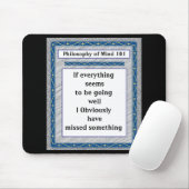 Philosophie des Geistes 101 Mousepad (Mit Mouse)