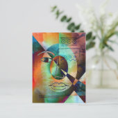 Philosophie des Lebens Postkarte (Stehend Vorderseite)