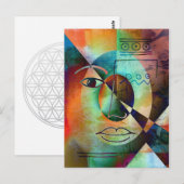 Philosophie des Lebens Postkarte (Vorne/Hinten)