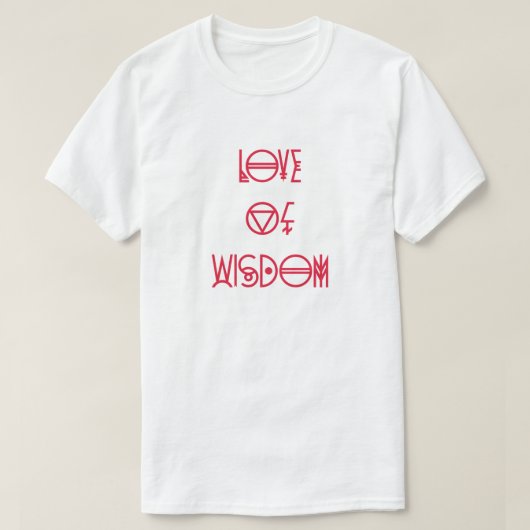 Philosophie - Die Liebe der Weisheit T-Shirt (Design vorne)