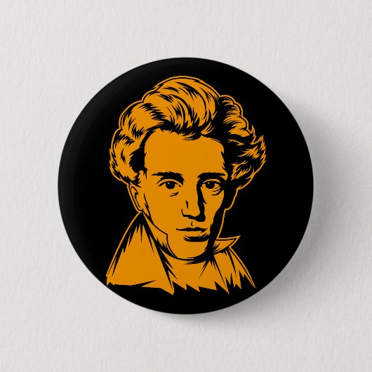 Philosophie-Existenzialist portra Soren Button (Vorderseite)
