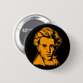 Philosophie-Existenzialist portra Soren Button (Vorne & Hinten)