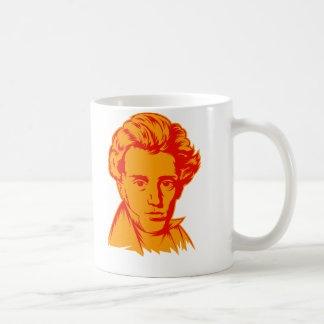 Philosophie-Existenzialist portra Soren Kaffeetasse