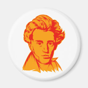 Philosophie-Existenzialist portra Soren Magnet