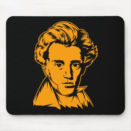 Philosophie-Existenzialist portra Soren Mousepad (Vorne)