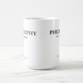 PHILOSOPHIE - got Frauen? Tasse (Mittel)