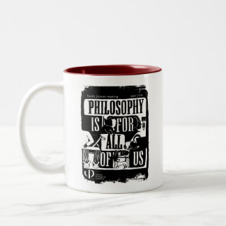 Philosophie ist für uns alle Pazifik-Treffen 2026 Zweifarbige Tasse
