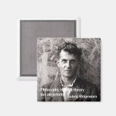 Philosophie ist keine Theorie, sondern eine... Magnet (Vorderseite/Rückseite)
