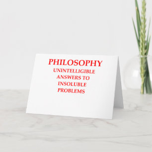 Philosophie Karte