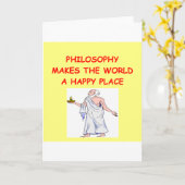 Philosophie Karte (Gelbe Blume)