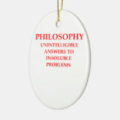 Philosophie Keramikornament (Links)