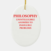 Philosophie Keramikornament (Vorne)