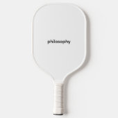 Philosophie pickleball schläger (Rückseite)