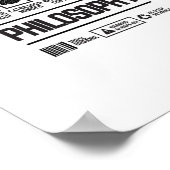 Philosophie Poster (Ecke)