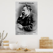 Philosophie Posters Friedrich Nietzsche Great Mind Poster (Küche)