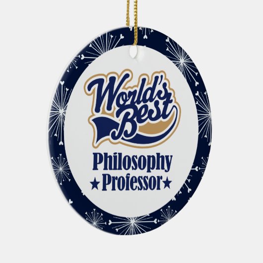 Philosophie-Professor Gift Ornament (Rechts)