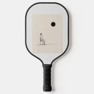 Philosophie-T-Shirt | Minimalistische existenziell Pickleball Schläger