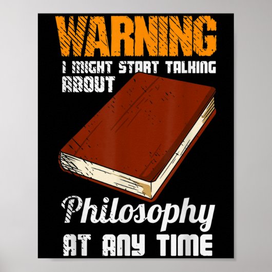 Philosophie Thinker Freethinker Philosoph Philoso Poster (Vorne)