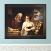 Philosophie und Christliche Kunst von Daniel Hunti Leinwanddruck (Insitu (Holzboden))