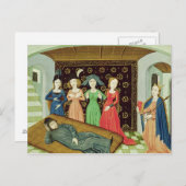 Philosophie und die Muse Postkarte (Vorne/Hinten)