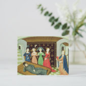 Philosophie und die Muse Postkarte (Stehend Vorderseite)