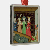Philosophie und die Musen Silbernes Ornament (Rechts)