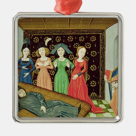 Philosophie und die Musen Silbernes Ornament (Vorne)