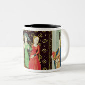 Philosophie und die Musen Zweifarbige Tasse (VorderseiteRechts)