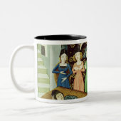 Philosophie und die Musen Zweifarbige Tasse (Links)