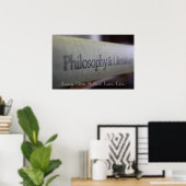 Philosophie und Literatur Poster (Heimbüro)