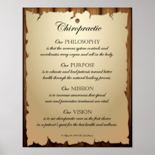 Philosophie Ziel Mission Vision Poster