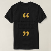 Philosophie Zitat Classic TShirt (Design vorne)