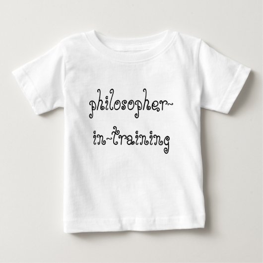 PhilosophIn Training Baby Shirt (Vorderseite)