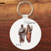 Philosophische Abteilung - A ist A vs FGSFDS Schlüsselanhänger (Vorderseite)