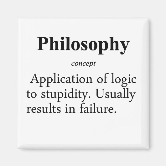 Philosophische Definition Magnet (Vorne)