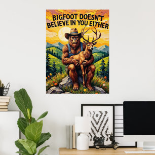 Philosophische Perche: Bigfoot and the Deer Poster