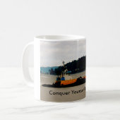 Philosophische Schlepper-Tasse Kaffeetasse (Vorderseite Links)