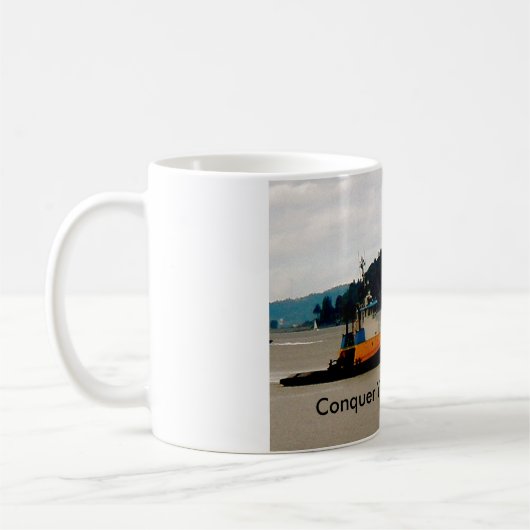 Philosophische Schlepper-Tasse Kaffeetasse (Links)