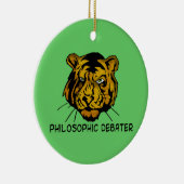 Philosophischer Disputant Keramik Ornament (Rechts)