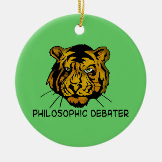Philosophischer Disputant Keramik Ornament