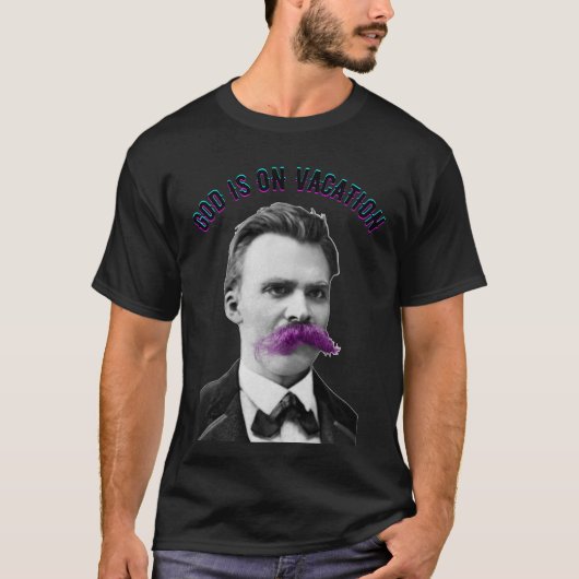 Philosophischer T - Shirt - Friedrich Nietzsche (Vorderseite)