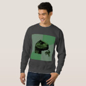 Philosoraptor Dinosaurier-Ratetier Meme Sweatshirt (Vorne ganz)