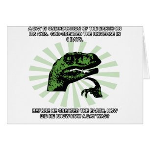 Philosoraptor Erde und Gott