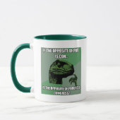 Philosoraptor Fortschritt gegen Kongreß Tasse (Links)
