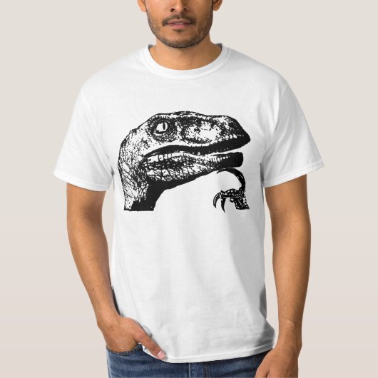 Philosoraptor kein Text T-Shirt (Vorderseite)