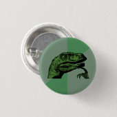 Philosoraptor Knopf Button (Vorne & Hinten)