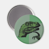 Philosoraptor Magnet (Vorderseite/Rückseite)