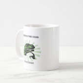 Philosoraptor Menopause Kaffeetasse (Vorderseite Links)